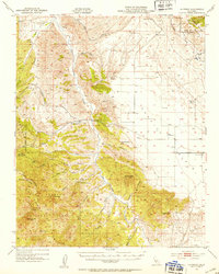 Download a high-resolution, GPS-compatible USGS topo map for La Panza, CA (1953 edition)