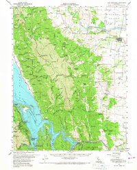 Download a high-resolution, GPS-compatible USGS topo map for Lake Berryessa, CA (1967 edition)
