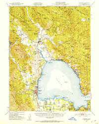Download a high-resolution, GPS-compatible USGS topo map for Lakeport, CA (1953 edition)