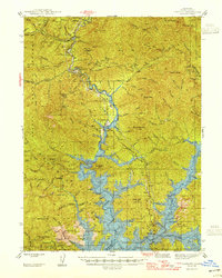 Download a high-resolution, GPS-compatible USGS topo map for Lamoine, CA (1946 edition)
