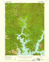 Download a high-resolution, GPS-compatible USGS topo map for Lamoine, CA (1959 edition)