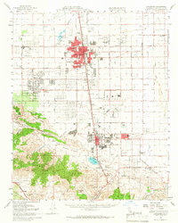 Download a high-resolution, GPS-compatible USGS topo map for Lancaster, CA (1966 edition)
