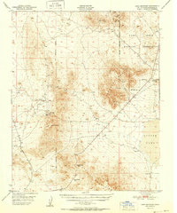 Download a high-resolution, GPS-compatible USGS topo map for Lane Mountain, CA (1951 edition)