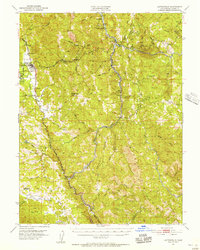 Download a high-resolution, GPS-compatible USGS topo map for Laytonville, CA (1956 edition)
