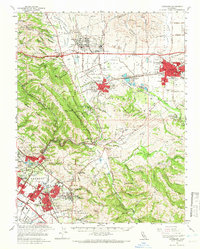 Download a high-resolution, GPS-compatible USGS topo map for Livermore, CA (1966 edition)