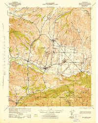 1943 Map of Los Olivos