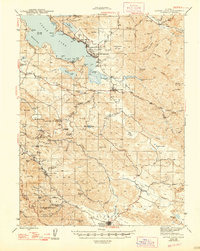 Download a high-resolution, GPS-compatible USGS topo map for Lower Lake, CA (1947 edition)