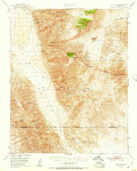 Download a high-resolution, GPS-compatible USGS topo map for Manly Peak, CA (1957 edition)