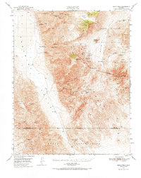 Download a high-resolution, GPS-compatible USGS topo map for Manly Peak, CA (1950 edition)