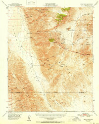 Download a high-resolution, GPS-compatible USGS topo map for Manly Peak, CA (1951 edition)