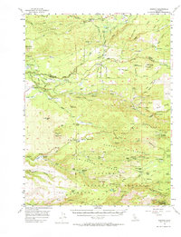 Download a high-resolution, GPS-compatible USGS topo map for Manton, CA (1964 edition)