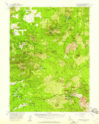 Download a high-resolution, GPS-compatible USGS topo map for Manzanita Lake, CA (1958 edition)