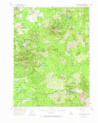 Download a high-resolution, GPS-compatible USGS topo map for Manzanita Lake, CA (1974 edition)