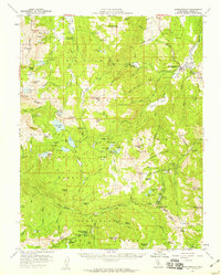 preview thumbnail of historical topo map of Markleeville, CA in 1956