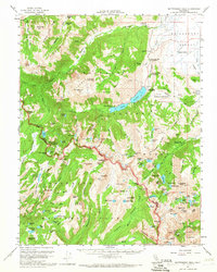 Download a high-resolution, GPS-compatible USGS topo map for Matterhorn Peak, CA (1966 edition)