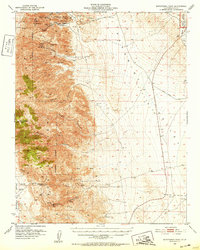 Download a high-resolution, GPS-compatible USGS topo map for Maturango Peak, CA (1952 edition)