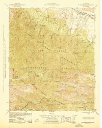 Download a high-resolution, GPS-compatible USGS topo map for McPherson Peak, CA (1943 edition)