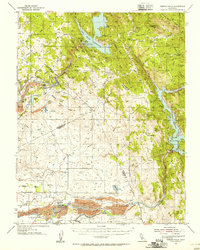 Download a high-resolution, GPS-compatible USGS topo map for Merced Falls, CA (1956 edition)