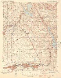 preview thumbnail of historical topo map of Mariposa County, CA in 1944