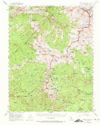 preview thumbnail of historical topo map of Madera County, CA in 1953