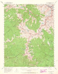 preview thumbnail of historical topo map of Madera County, CA in 1953