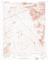Download a high-resolution, GPS-compatible USGS topo map for Mescal Range, CA (1972 edition)