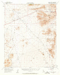Download a high-resolution, GPS-compatible USGS topo map for Mescal Range, CA (1963 edition)