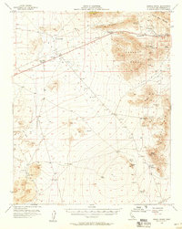 Download a high-resolution, GPS-compatible USGS topo map for Mescal Range, CA (1957 edition)