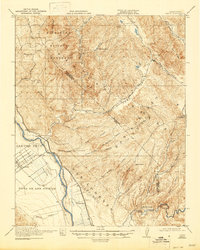 Download a high-resolution, GPS-compatible USGS topo map for Metz, CA (1947 edition)
