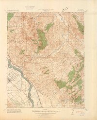 preview thumbnail of historical topo map of Monterey County, CA in 1940