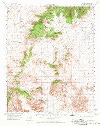 Download a high-resolution, GPS-compatible USGS topo map for Mid Hills, CA (1970 edition)