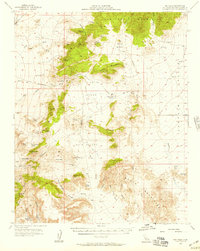 Download a high-resolution, GPS-compatible USGS topo map for Mid Hills, CA (1957 edition)