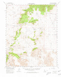 Download a high-resolution, GPS-compatible USGS topo map for Mid Hills, CA (1980 edition)