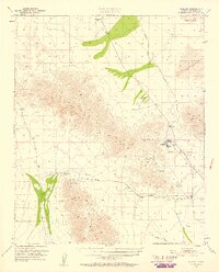 preview thumbnail of historical topo map of Riverside County, CA in 1952