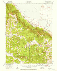 Download a high-resolution, GPS-compatible USGS topo map for Milford, CA (1957 edition)