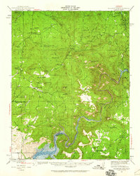 preview thumbnail of historical topo map of Madera County, CA in 1942
