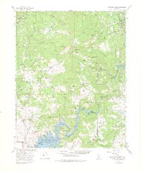 preview thumbnail of historical topo map of Madera County, CA in 1965