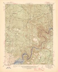 preview thumbnail of historical topo map of Madera County, CA in 1945