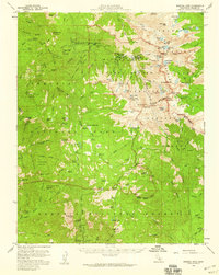 Download a high-resolution, GPS-compatible USGS topo map for Mineral King, CA (1959 edition)