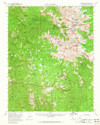 Download a high-resolution, GPS-compatible USGS topo map for Mineral King, CA (1965 edition)