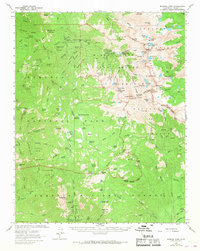 Download a high-resolution, GPS-compatible USGS topo map for Mineral King, CA (1968 edition)