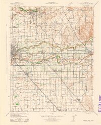1942 Map of Modesto East