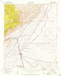 Download a high-resolution, GPS-compatible USGS topo map for Mojave, CA (1956 edition)