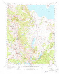 preview thumbnail of historical topo map of Mono County, CA in 1953