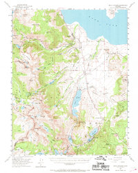 Download a high-resolution, GPS-compatible USGS topo map for Mono Craters, CA (1969 edition)