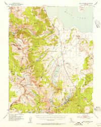 Download a high-resolution, GPS-compatible USGS topo map for Mono Craters, CA (1955 edition)