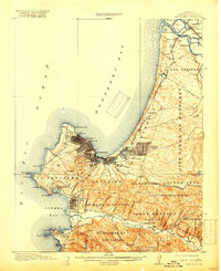 Download a high-resolution, GPS-compatible USGS topo map for Monterey, CA (1918 edition)