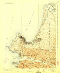 Download a high-resolution, GPS-compatible USGS topo map for Monterey, CA (1923 edition)