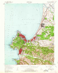 Download a high-resolution, GPS-compatible USGS topo map for Monterey, CA (1963 edition)