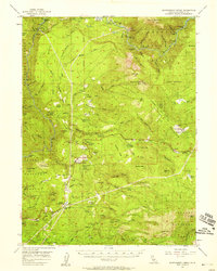 Download a high-resolution, GPS-compatible USGS topo map for Montgomery Creek, CA (1958 edition)